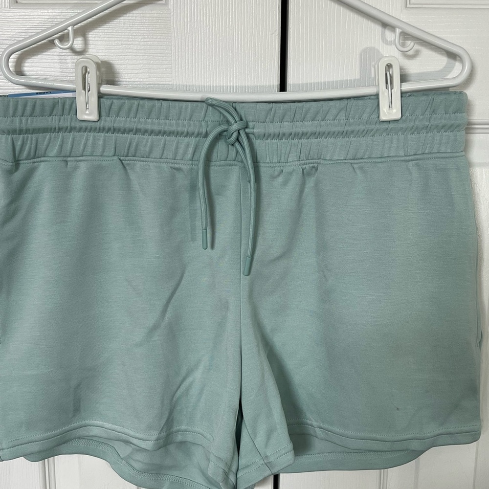 Sage Green Lounge Shorts with Relaxed Fit